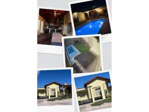 a collage of pictures of a house at Entre Montañas in Rivadavia