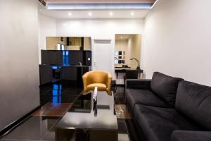 مطبخ أو مطبخ صغير في Hotel Crystal Light