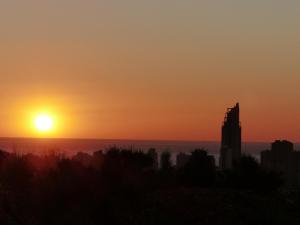 Blick auf den Sonnenuntergang/Sonnenaufgang von des Hotels aus oder aus der Nähe