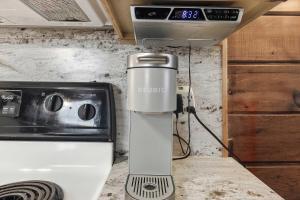 a machine sitting on a counter in a kitchen at Chalet #44 in Stevensville
