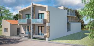 a rendering of a house at NOEMA Fanari in Fanari