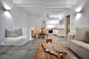 Posezení v ubytování Mykonos Ark Villas