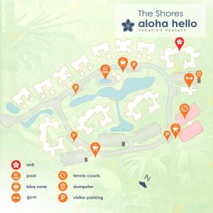 a map of the dances alila melilla resort at New Sunset Villa Ocean Side Lanai Pool Kings in Waikoloa