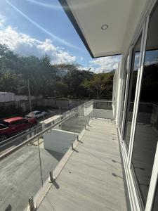 a view from the balcony of a house at Edificio Z7 in San Pedro Sula