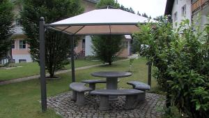 Zahrada ubytování Landgasthof zum Hirschenstein, Pension Garni