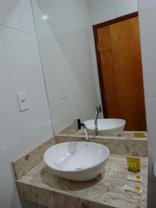 Koupelna v ubytování Hotel São Francisco