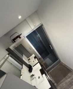 a bathroom with a sink and a mirror at DaxLodge T2 Sotf in Dax +72 photos