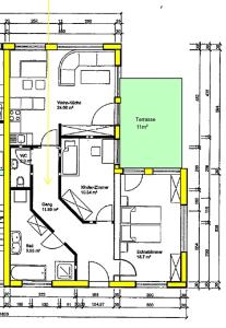 Plan piętra w obiekcie Apartment Neuhauser