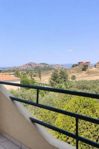 a view from the balcony of a house at Molyvos Sunset Horizon in Mythimna