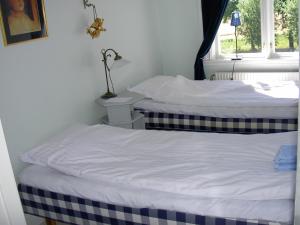 Postel nebo postele na pokoji v ubytování Södra Lund B&B