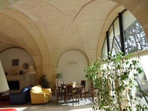 Posezení v ubytování Masseria Gattamora