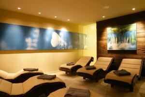 A seating area at Hotel Maximilian
