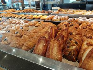a bakery filled with lots of different types of pastries at Villa Al Piano in Lastra a Signa