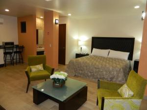 Posezení v ubytování Hotel Plaza Bernal