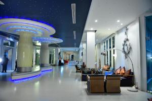 Χώρος καθιστικού στο Prajaktra Design Hotel