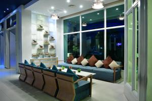 Χώρος καθιστικού στο Prajaktra Design Hotel