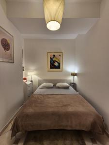 a bedroom with a large bed in a room at Au plus près du Chateau ! in Chantilly
