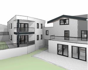 a rendering of a house at Wolf Apartments in Ladis +5 photos