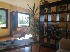 Svetainės erdvė apgyvendinimo įstaigoje Ferienwohnung Varmissen nah bei Göttingen