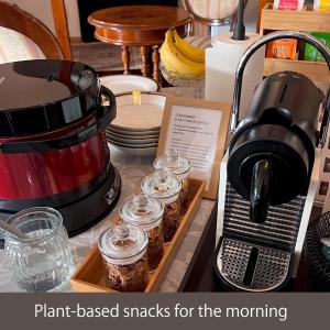 a plant based snacks for the morning on a table at Sanga Nikko - An Authentic Japanese Guesthouse Experience in Nikko +62 photos