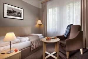 Badenia Hotel Praha的休息区