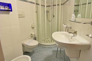Koupelna v ubytování Hotel Meripol
