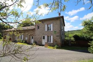 an old stone house in the countryside at La couze in Razès
