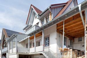 a renovation of a house with a roof at Feierabend am Kaiserstuhl in Bötzingen