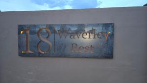 a sign on the side of a building at Waverley Rest in Bloemfontein
