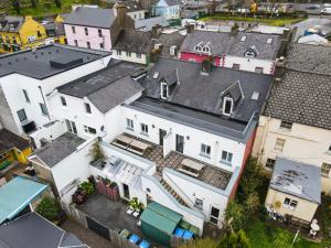 an overhead view of a group of houses at Apartments in Dingle Town Center in Dingle
