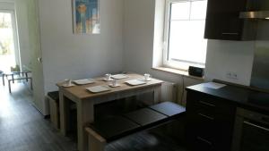 Køkken eller tekøkken på Ferienhaus Familienglück