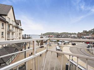 a view of a city from a balcony at 1 Bed in Oban oc-96079 in Oban