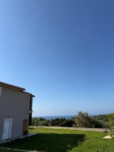 a view from the side of a house at Maison Soleil II in Kastro Kyllini