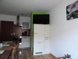 Kuchnia lub aneks kuchenny w obiekcie Unterlanschützhof