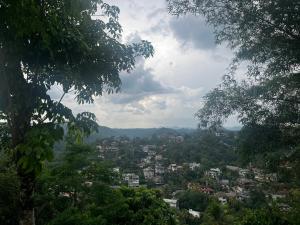 a view of a city with trees and buildings at Long Villa in Kandy +4 photos