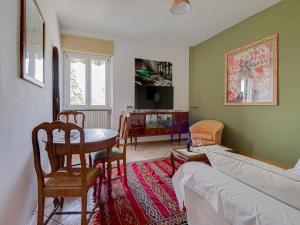 a living room with a couch and a table at IL TORRINO in Golasecca