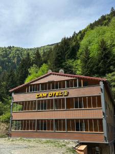 a building with the words car utl on it at Çam Otel 2 in Uzungöl +21 photos