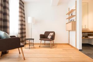 Posezení v ubytování Boutique Hotel Moosegg