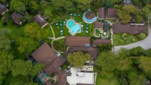 an overhead view of a house with a park at Sawela Lodges in Naivasha