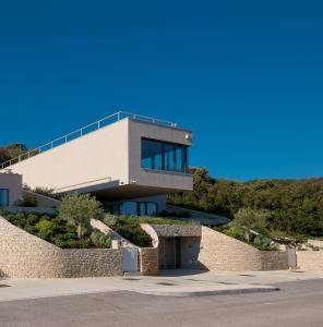a house on the side of a hill at Villa Soul Sisters in Korčula