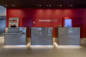 a exhibit of an interactive hotel in a building at IntercityHotel Herford in Herford