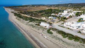 an aerial view of a beach next to the ocean at Rosa Fronte Mare in Torre Mozza +3 photos