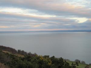 a view of a large body of water at Kestrel, Longhouse Cottages in Rosemarkie