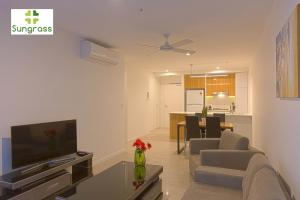 Televisi dan/atau pusat hiburan di Fleet Lane Apartments