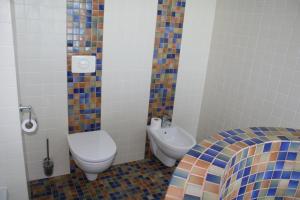 A bathroom at Private Villa 102 with heated pool in BlackSeaRama