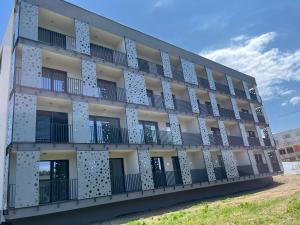 an external view of a building at TB7 Sg in Slovenj Gradec