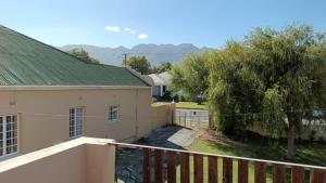 a view from the balcony of a house at Koraalboom Guesthouse in Wolseley