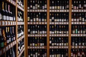 a store filled with lots of bottles of wine at The Old Bridge in Huntingdon +53 photos