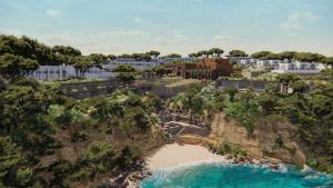 an aerial view of the disneyland resort at Nômade Temple Ibiza - New Opening in Portinatx