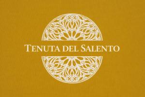 a gold plate with a mandala pattern on it at Tenuta del salento in Galatina